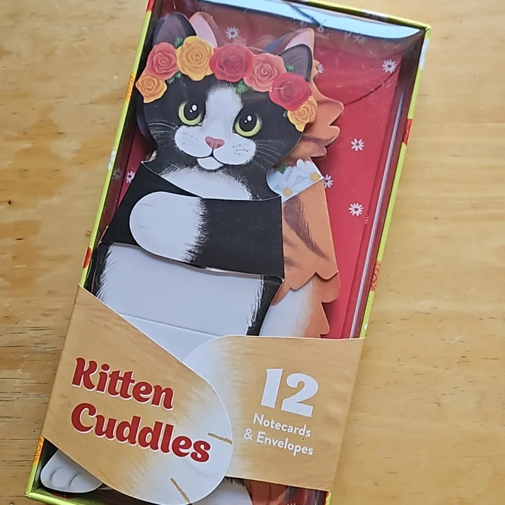 KITTEN CUDDLES NOTECARDS